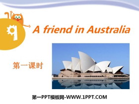 《A friend in Australia》PPT