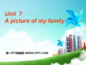 《A picture of my family》PPT