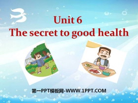 《The secret to good healty》PPT
