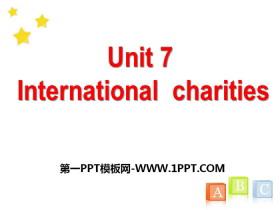 《Intemational charities》PPT
