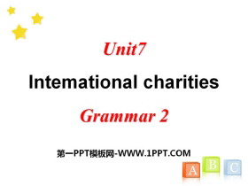 《Intemational charities》GrammarPPT课件