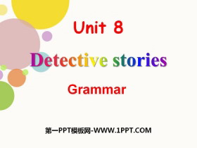 《Detective stories》GrammarPPT