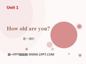 《How old are you?》PPT(第一课时)