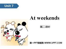 《At weekends》PPT(第二课时)