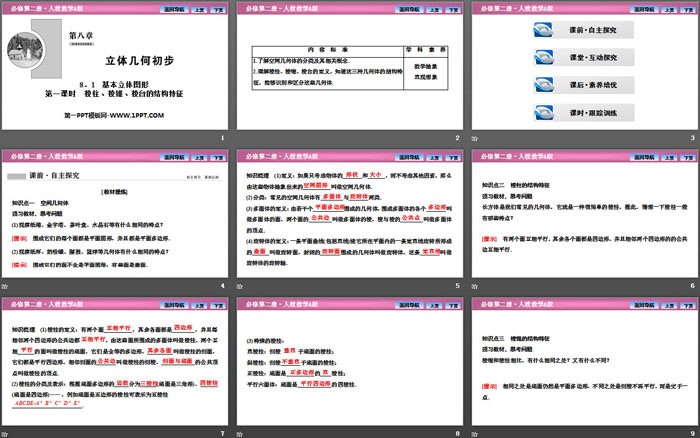 《基本立体图形》立体几何初步PPT课件(第一课时棱柱、棱锥、棱台的结构特征)