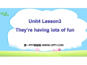 《They are having lots of fun》Neighbourhood PPT