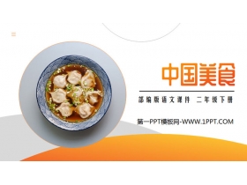 《中国美食》PPT课件免费下载