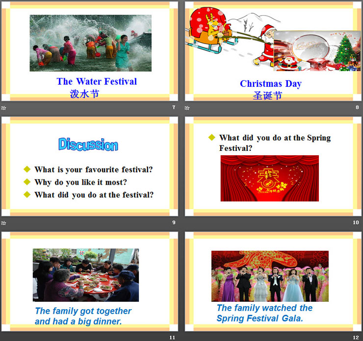 《Did you have a big dinner》Spring Festival PPT