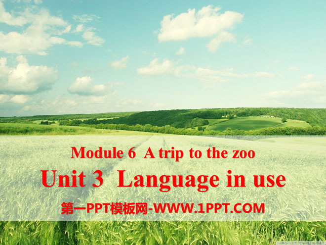 《Language in use》A trip to the zoo PPT课件