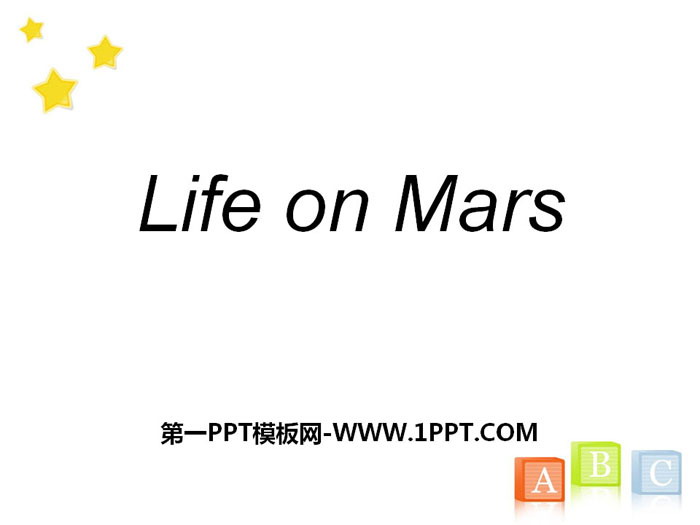 《Life on Mars》PPT