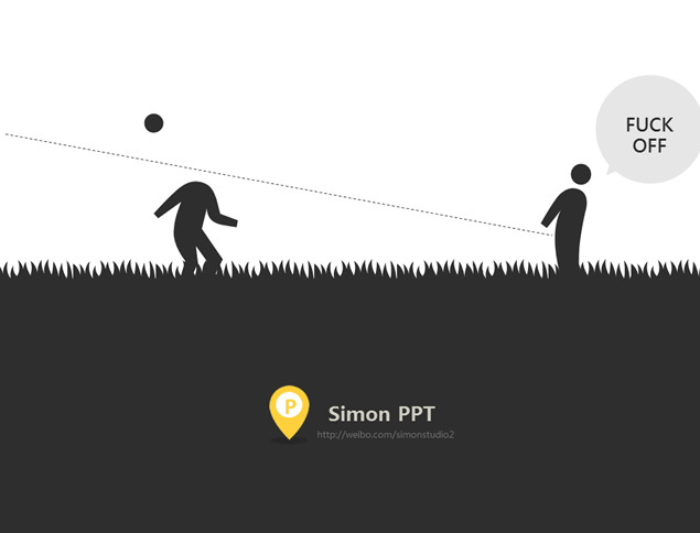 Simon 阿文关于ppt设计的经验分享ppt模板