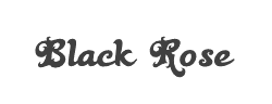 Black Rose字体