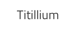 Titillium字体