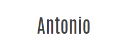 Antonio字体