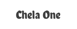 Chela One字体