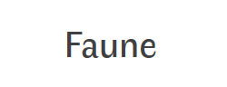 Faune字体