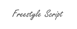 Freestyle script字体