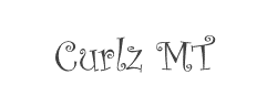 Curlz MT字体