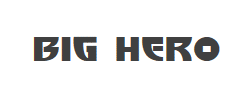 Big Hero 6字体