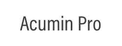 Acumin Pro Condensed字体