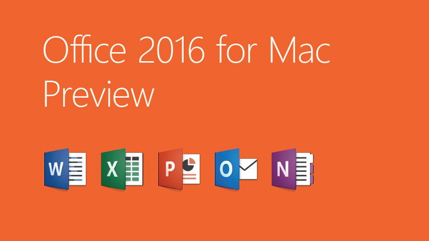 Office2016 for mac预览版来袭！