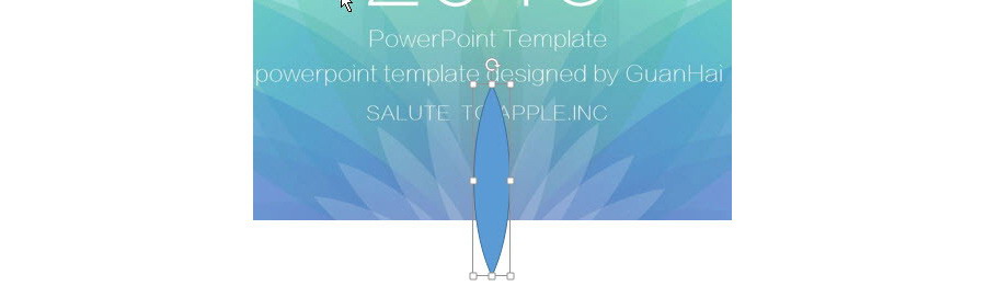 PPT制作技巧：如何用PPT制作花瓣图形？