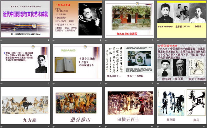 《近代中国思想与文化艺术成就》人民解放战争的伟大胜利PPT课件