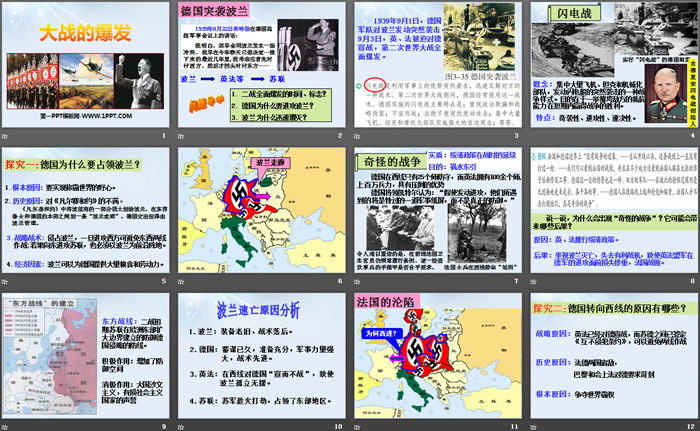 《大战的爆发》中国抗日战争与世界反法西斯战争PPT课件