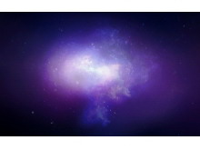 紫色背景宇宙星空PPT背景图片