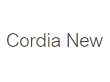 Cordia New 字体下载