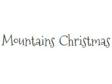 Mountains of Christmas 字体下载