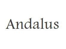 Andalus 字体下载