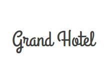Grand Hotel 字体下载