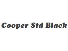 Cooper Std Black 字体下载