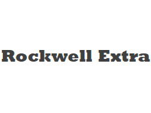 Rockwell ExtraBold 字体下载