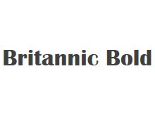 Britannic Bold 字体下载