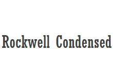 Rockwell Condensed 字体下载
