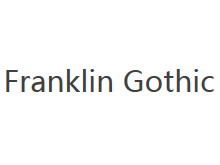Franklin Gothic Book 字体下载