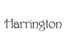Harrington 字体下载