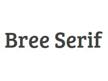 Bree Serif 字体下载