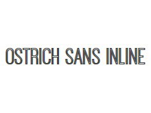 Ostrich Sans Inline 字体下载