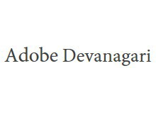 Adobe Devanagari 字体下载