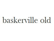 Baskerville Old Face 字体下载