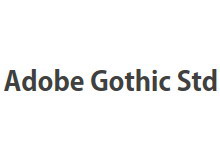 Adobe Gothic Std B 字体下载