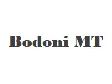 Bodoni MT Black 字体下载