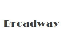 Broadway Normal 字体下载