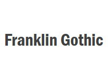 Franklin Gothic Demi Cond 字体下载