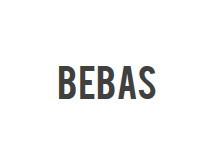 Bebas 字体下载
