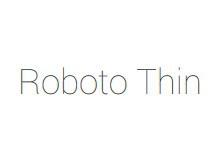 Roboto Thin 字体下载