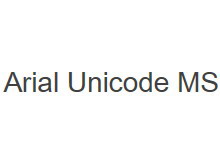 Arial Unicode MS 字体下载